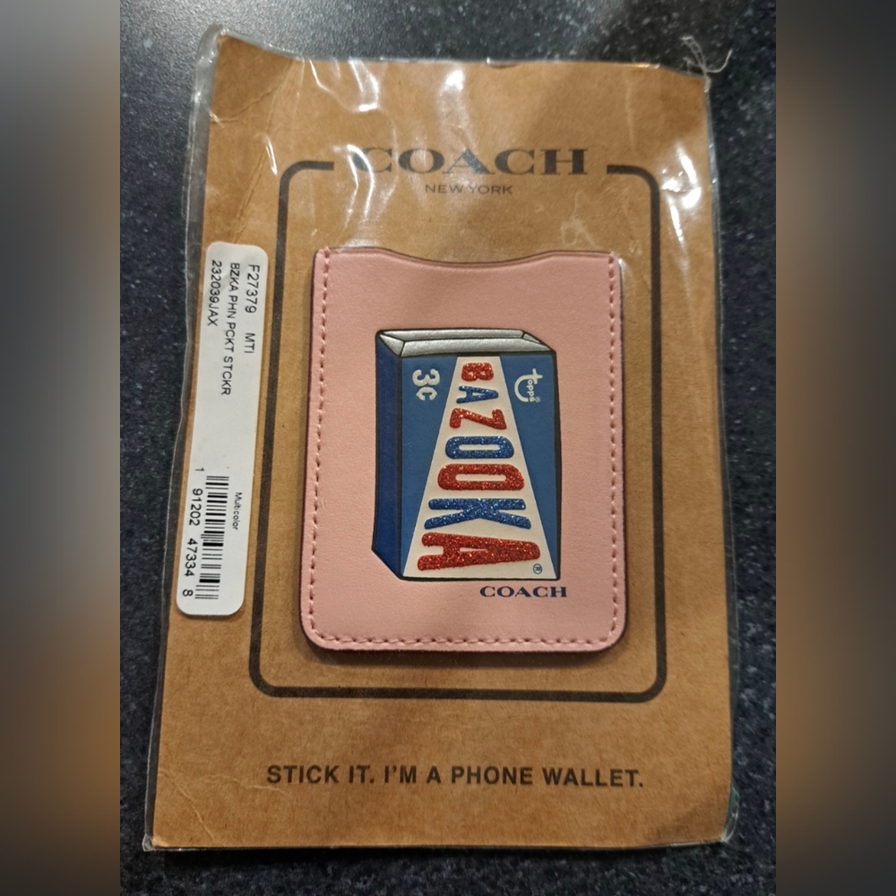 Coach Bazooka Leather Phone Wallet - New In Package